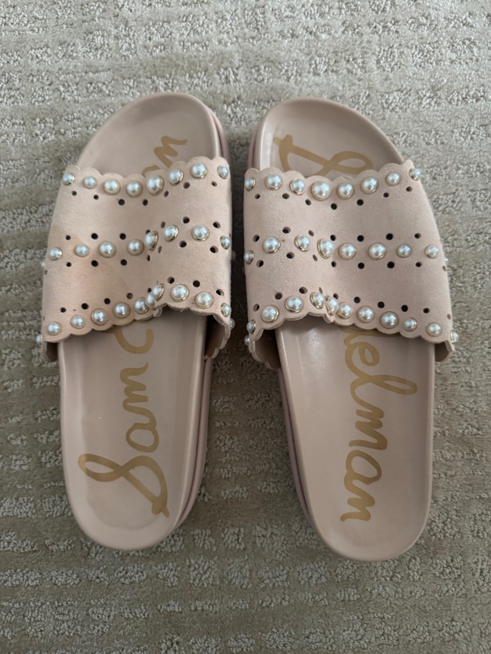Sam Edelman pink slides